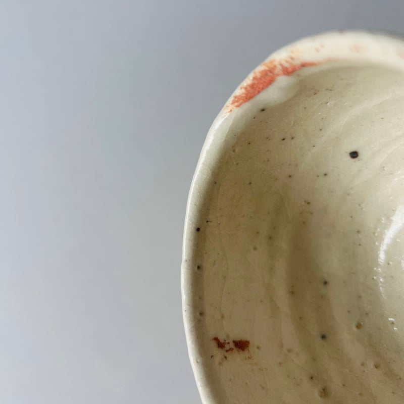 T−134 辻村史朗 粉吹ワインカップ大 共箱付（後日発送）Shiro