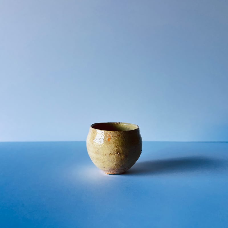 Tー77 辻村史朗 井戸ワインカップ 共箱有 Shiro Tsujimura Ido wine