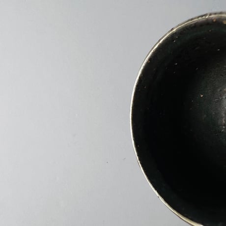 TNー43 谷井直人　銀彩まだら杯　Naoto Tanii: Silver glazed mottled cup