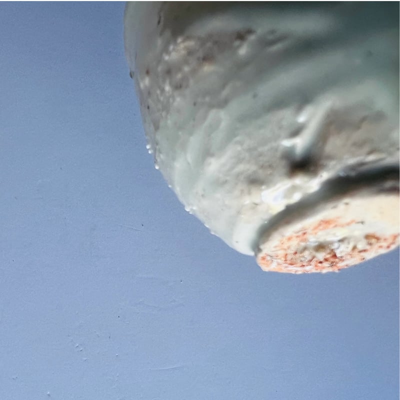 Tｰ62 辻村史朗 磁土ぐい呑 Shiro Tsujimura - Porcelain Sak