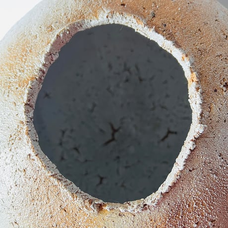 Oー34 大平新五　信楽大壺　Shingo Ohira: Large Shigaraki Vase