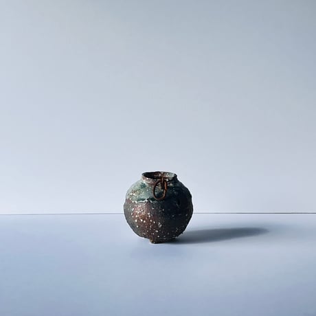 T−8 辻村史朗　伊賀花掛け　T-8 Shiro Tsujimura Iga Flower Hanging