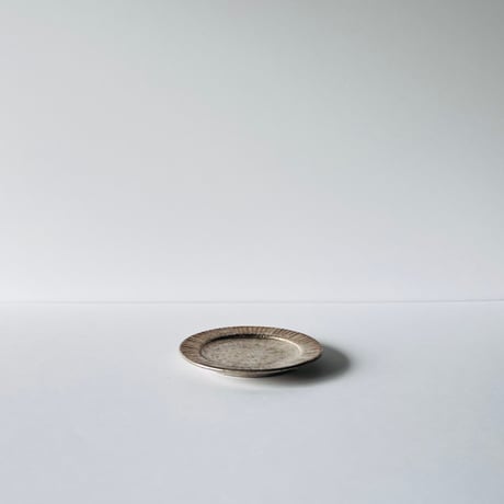 TN−14 谷井直人　銀彩小皿　TN−14 Naoto Tanii small silver plate