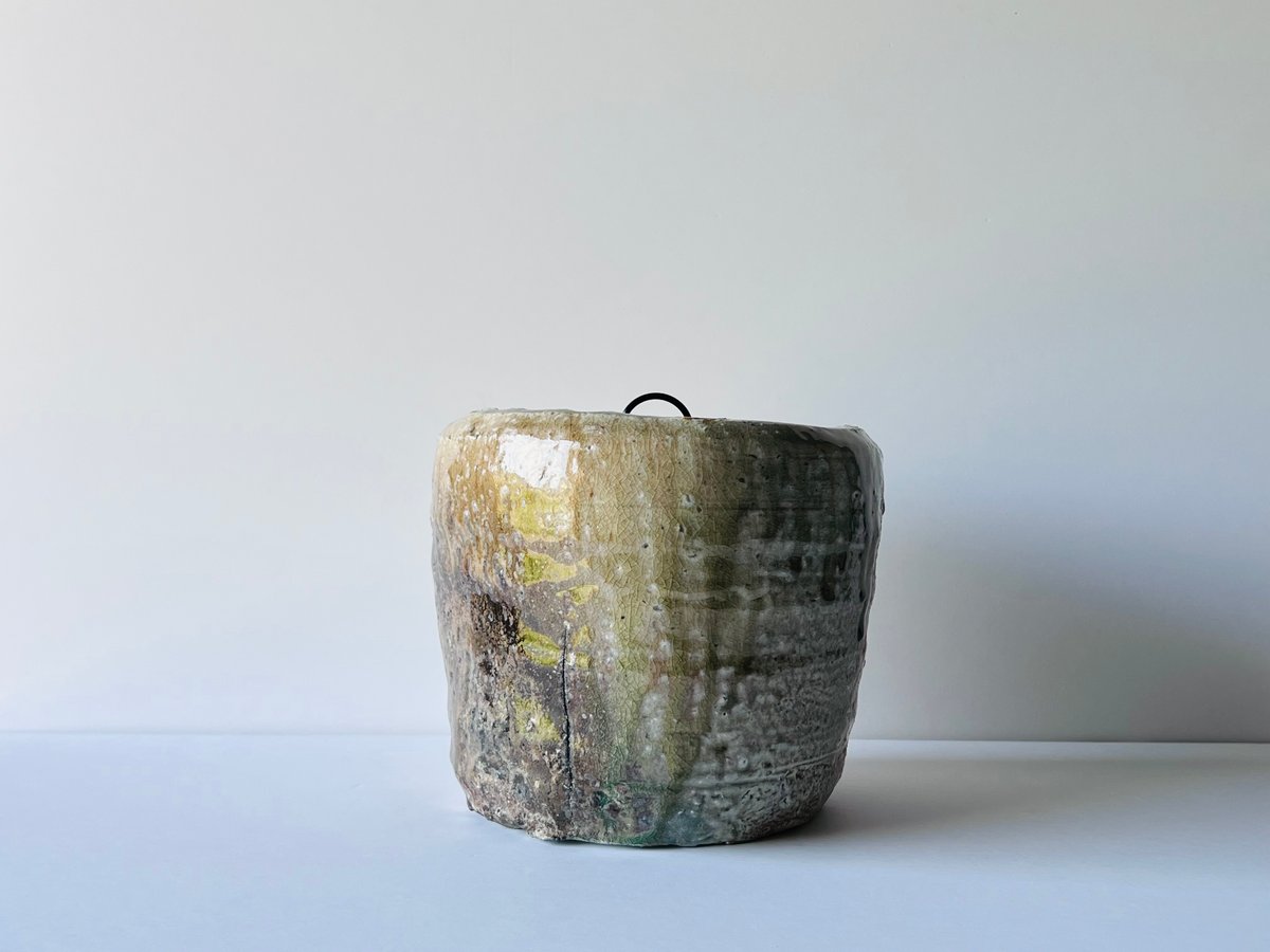 手作り陶器 木箱付き 杉本貞光 水差し SS−1 杉本貞光 信楽水差し | GARAGE MADE