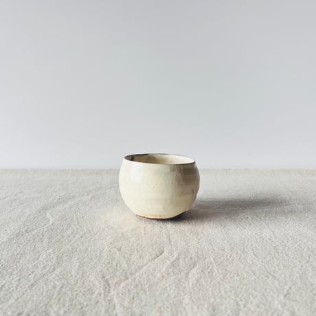 T−135 辻村史朗　粉吹ワインカップ  共箱付　Shiro Tsujimura Kofuki Wine Cup