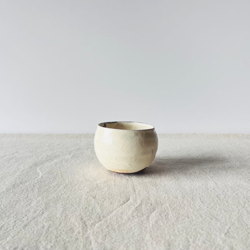 T−135 辻村史朗 粉吹ワインカップ 共箱付（後日発送）Shiro Tsujimura