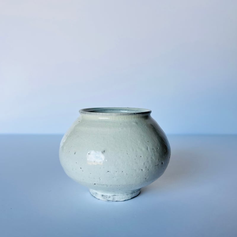 Sー16 鈴木大弓 粉引注壺 Hiroyumi Suzuki Kohiki Pouring