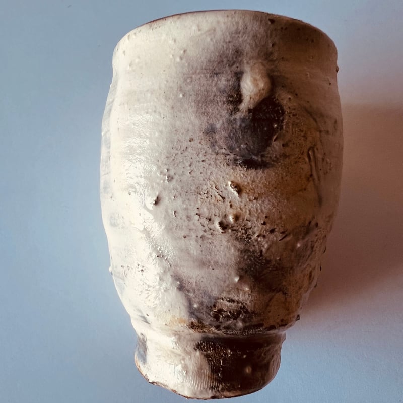 Tー86 辻村史朗 粉吹ぐい呑 Shiro Tsujimura Powdered Sake C