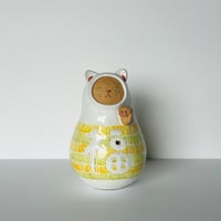 KMー3 鍵谷雅美　招き猫　    Masami Kagiya Maneki-neko (Lucky Cat)