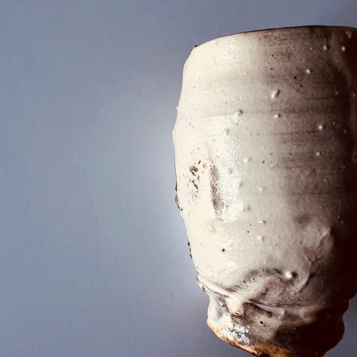 Tー86 辻村史朗 粉吹ぐい呑 Shiro Tsujimura Powdered Sake C