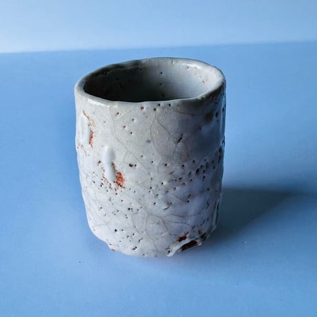 T−11 辻村史朗　志野湯呑み　Shiro Tsujimura Shino teacup