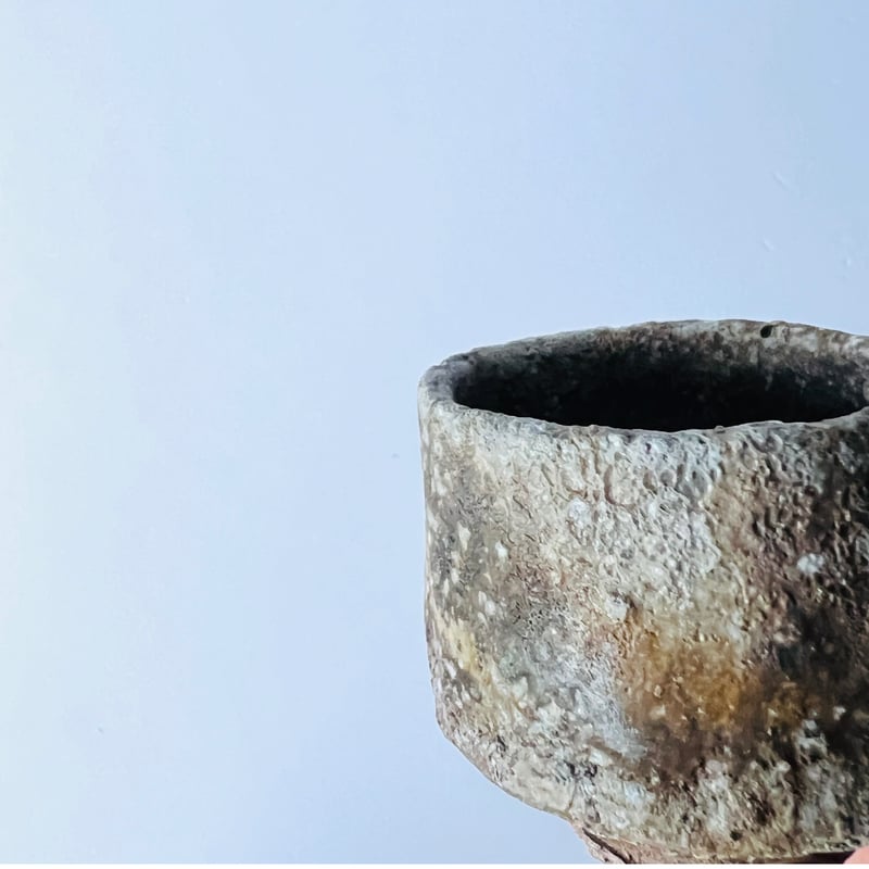 発掘志野平盃 発掘志野平盃 桃山時代 志野平盃 2個 美濃焼 酒器 ぐい呑