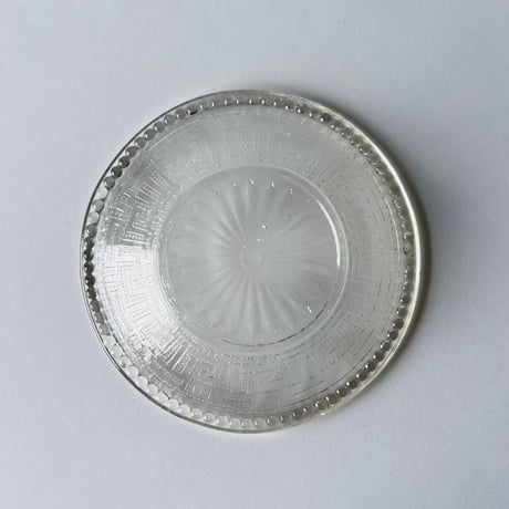 G−3 明治期プレスガラス皿