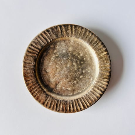 TN−14 谷井直人　銀彩小皿　TN−14 Naoto Tanii small silver plate