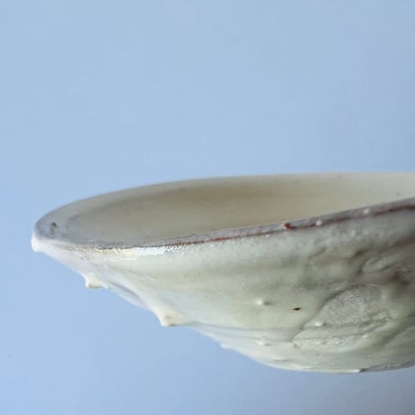 T−100 辻村史朗　粉吹小皿　　Shiro Tsujimura Kohiki Small Plate