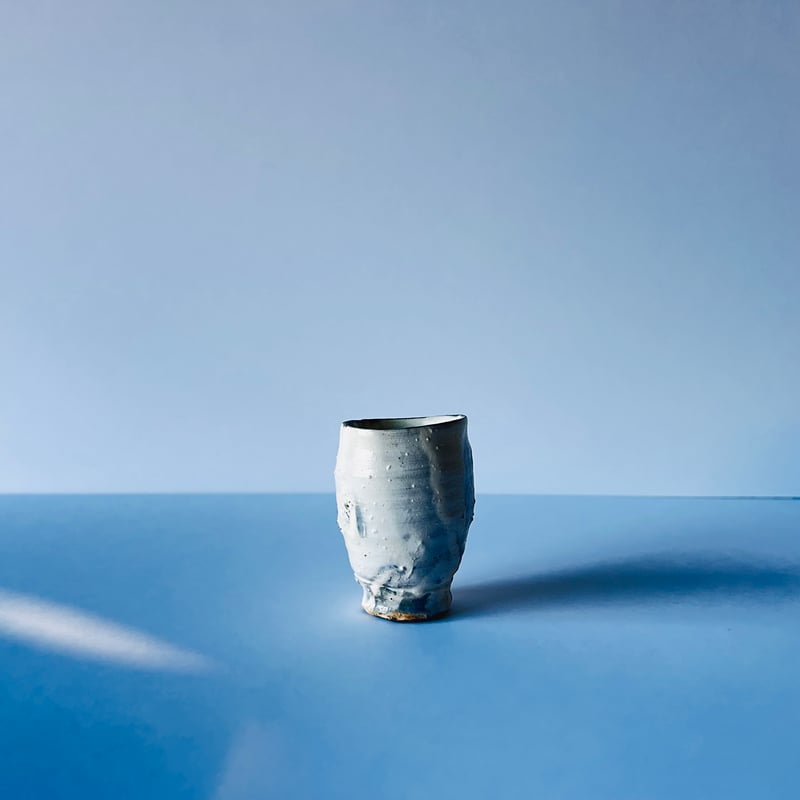 Tー86 辻村史朗 粉吹ぐい呑 Shiro Tsujimura Powdered Sake C