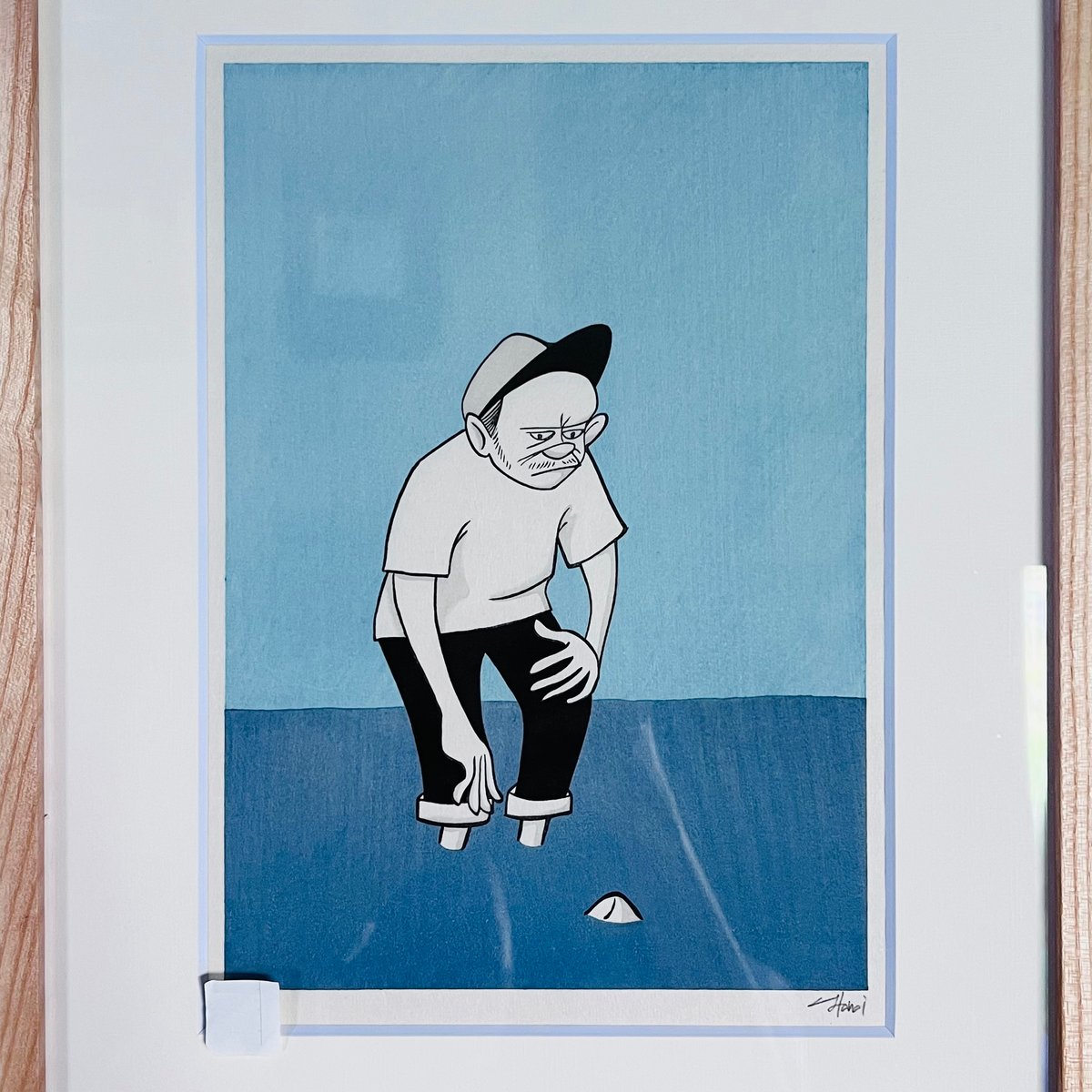 HYー1 花井祐介 「無題2」木版画 Yusuke Hanai “Untitled 2” W