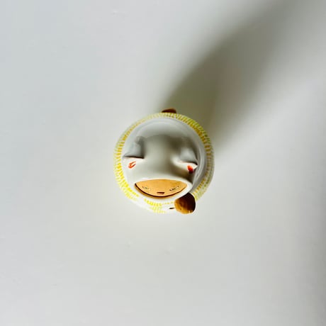 KMー3 鍵谷雅美　招き猫　    Masami Kagiya Maneki-neko (Lucky Cat)