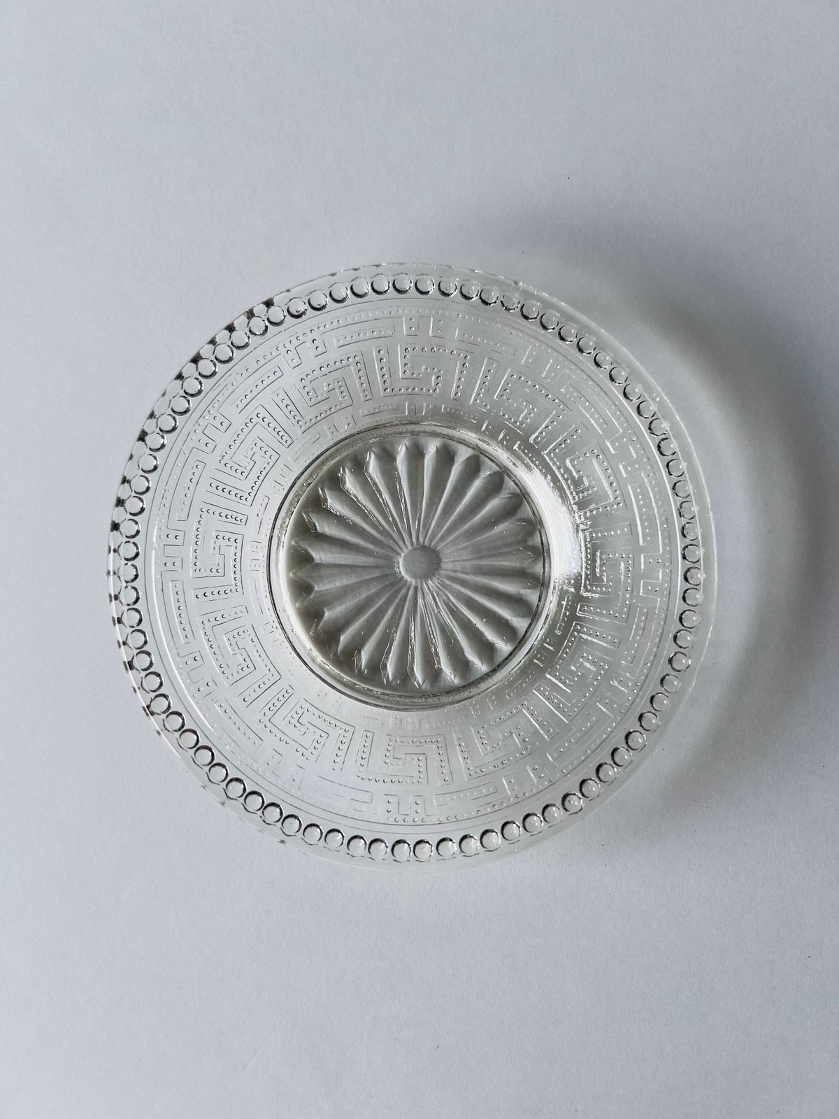 ガラス皿 G−3 明治期プレスガラス皿 | GARAGE MADE