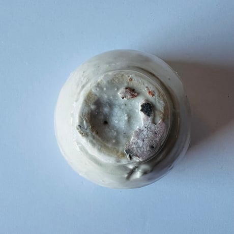 Tー91 辻村史朗　磁土ぐい呑　共箱有　Shiro Tsujimura Porcelain clay sake cup