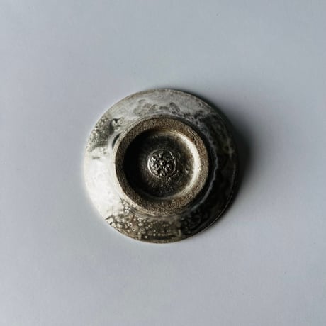 TN−12 谷井直人　銀彩小皿　TN−12 Naoto Tanii small silver plate