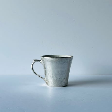 TNー60 谷井直人　銀彩ビードロマグカップ　Naoto Tanii – Silver-Glazed Bidoro Mug