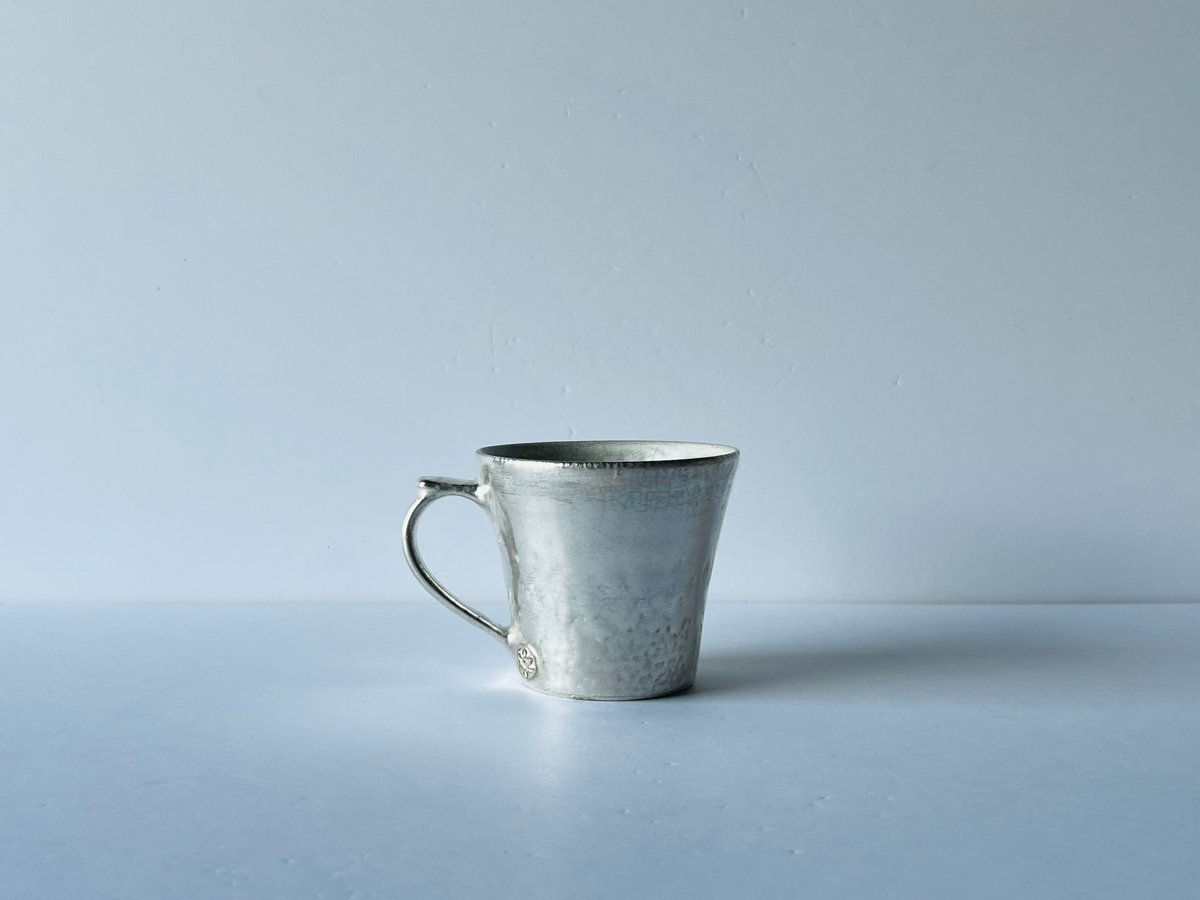谷井直人 TNー60 谷井直人 銀彩ビードロマグカップ Naoto Tanii – Silver-Gla