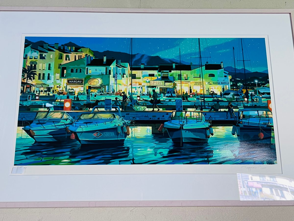 STー2 笹倉鉄平 「プエルトバヌス」シルクスクリーン Teppei Sasakura