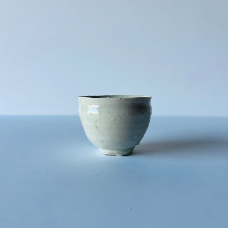 Tー91 辻村史朗 磁土ぐい呑 Shiro Tsujimura Porcelain clay