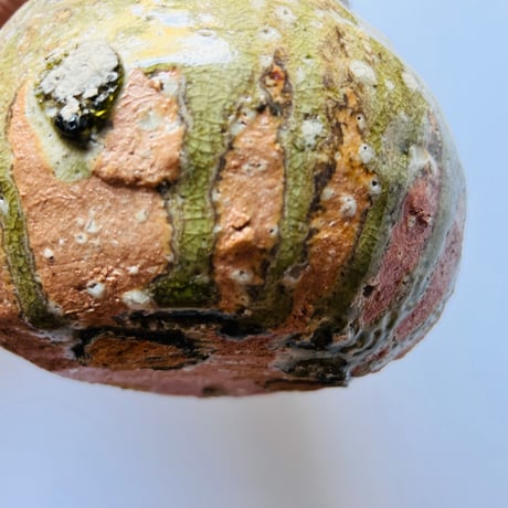 T−143 辻村史朗　信楽小壺　共箱有　Shiro Tsujimura Shigaraki Small Jar