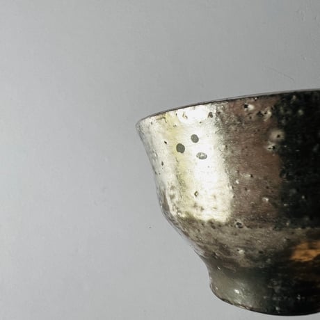 TNー43 谷井直人　銀彩まだら杯　Naoto Tanii: Silver glazed mottled cup