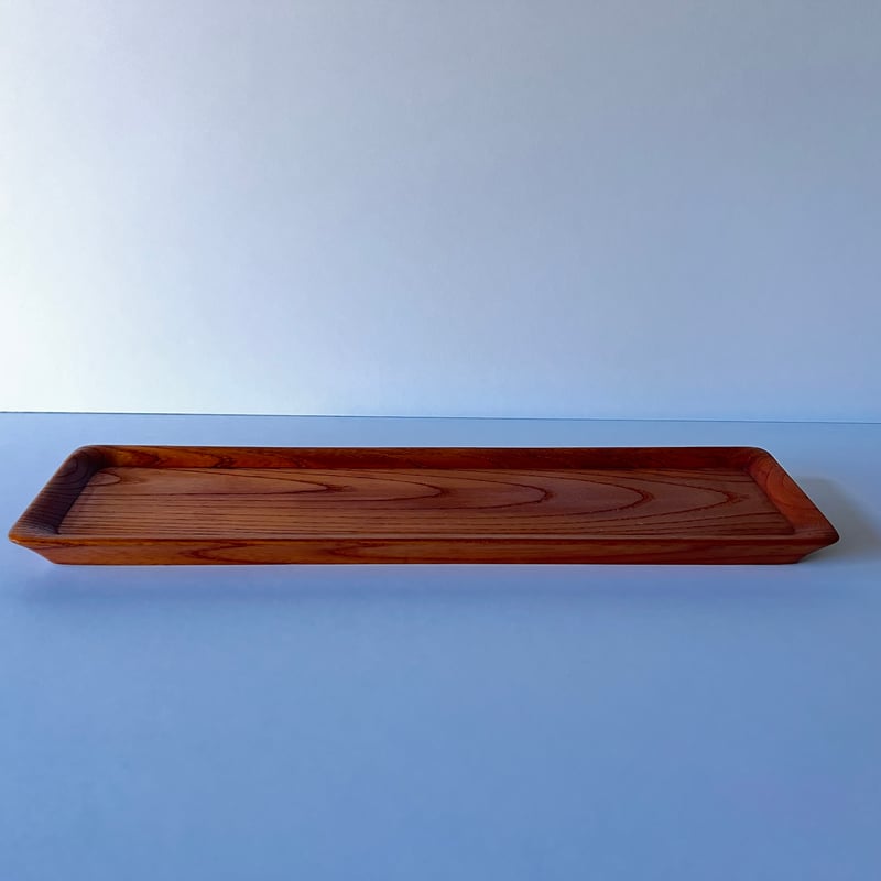 Mー4 一文字盆 欅 Ichimonji Tray (Rectangular Tea Tray