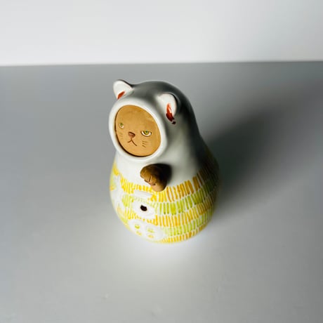 KMー3 鍵谷雅美　招き猫　    Masami Kagiya Maneki-neko (Lucky Cat)