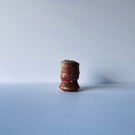 Tｰ58 辻村史朗　伊賀一輪挿掛花入　共箱有　Shiro Tsujimura Iga Flower Vase