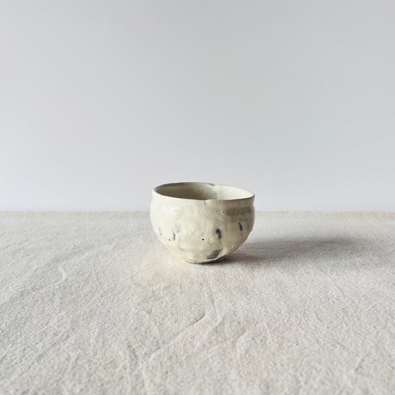 T−133 辻村史朗 粉吹ワインカップ大 共箱付（後日発送）Shiro