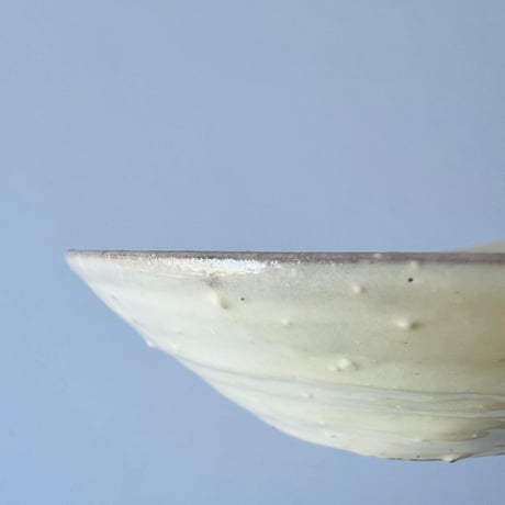 T−100 辻村史朗　粉吹小皿　　Shiro Tsujimura Kohiki Small Plate