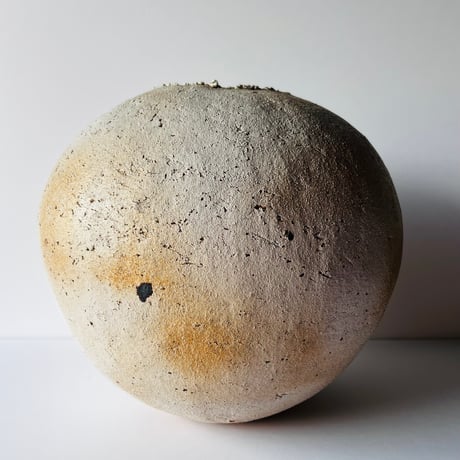 Oー34 大平新五　信楽大壺　Shingo Ohira: Large Shigaraki Vase