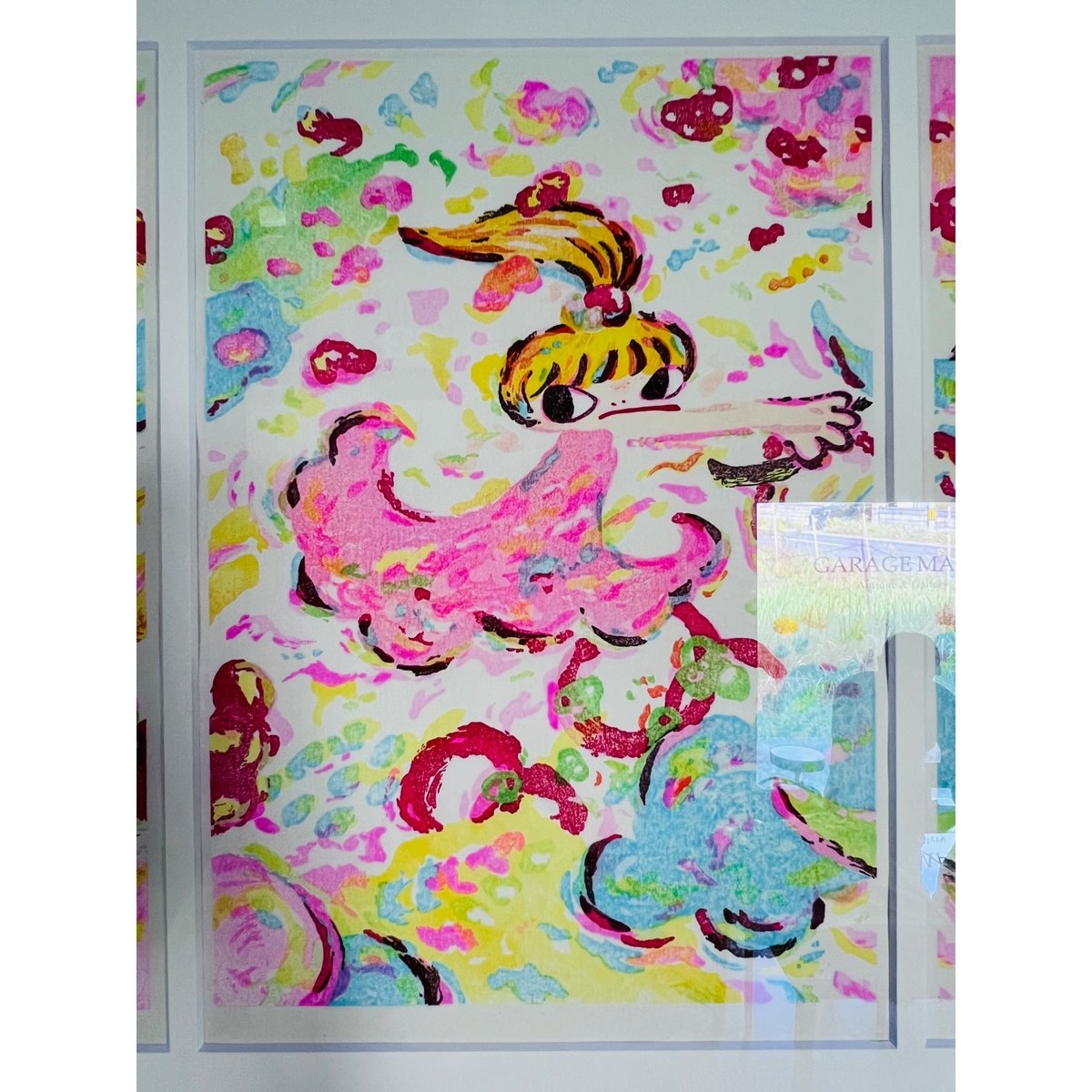 あやこページ Rー1 ロッカクアヤコ「無題2」木版画 Ayako Rokkaku“Untitled 2” W