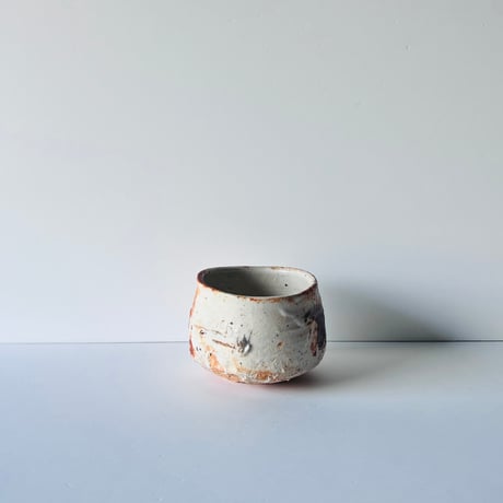 T-72辻村史朗　志野茶碗　共箱有　Shiro Tsujimura Shino tea bowl