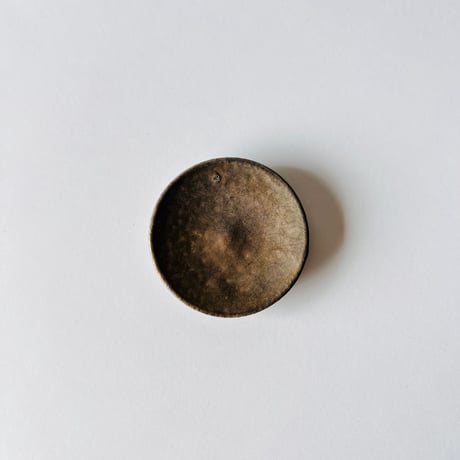 TN−11 谷井直人　銀彩豆皿　TN-11 Naoto Tanii, Silver-colored small plate