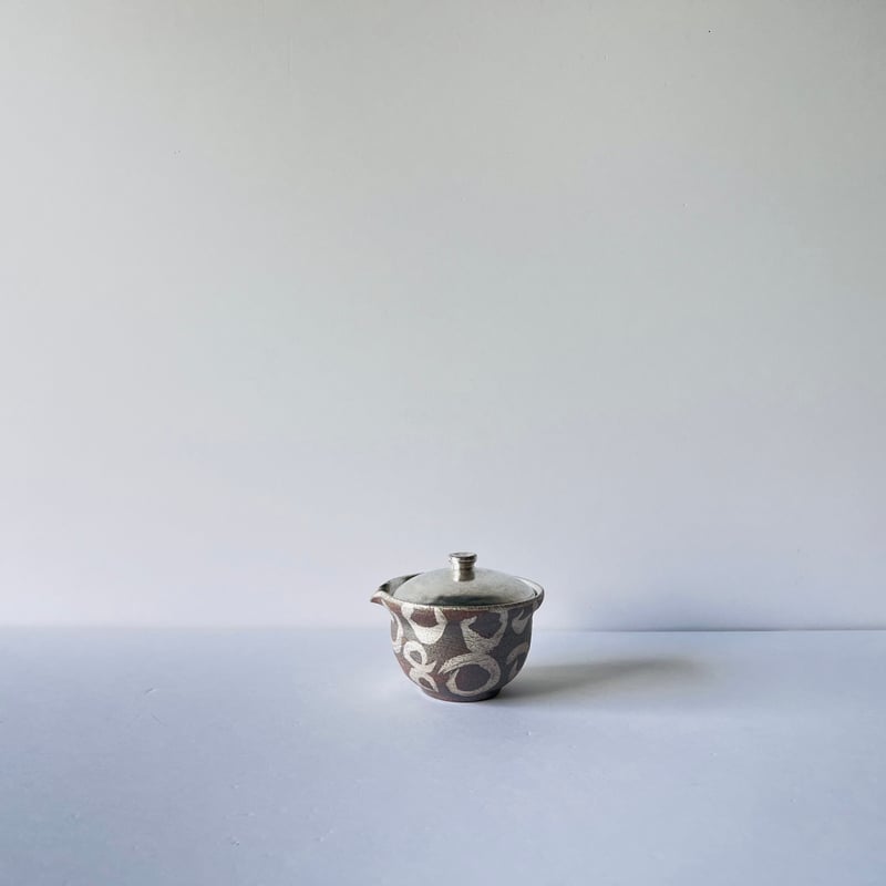 TNー58 谷井直人 ぐりぐり銀彩絞出し Guri Guri Silver Teapot |