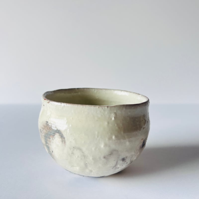 辻村史朗　粉吹茶碗　共箱 Tー138 辻村史朗 粉吹ワインカップ 共箱付 Shiro Tsujimura Kofuki