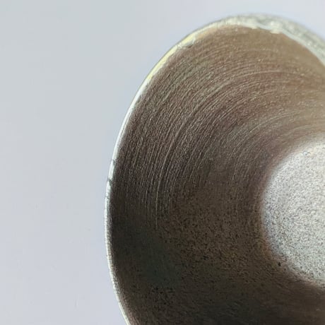 TN−121 谷井直人　銀彩しのぎ湯呑み Naoto Tanii Silver Glaze Shinogi Yunomi