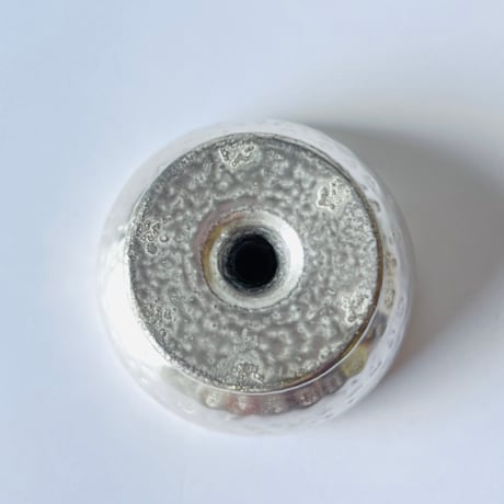TN−113 谷井直人　銀彩ビードロゴブレット Naoto Tanii Silver Glaze Bidoro Goblet