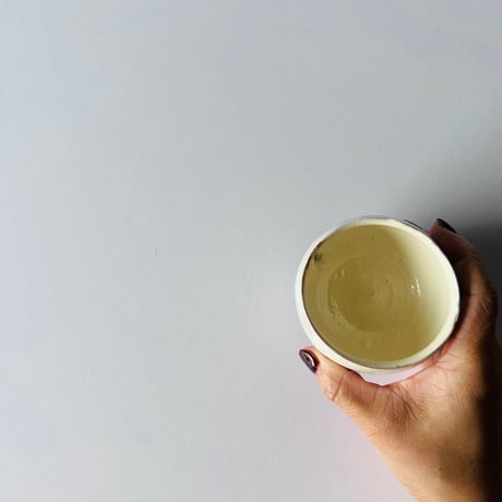 T−137 辻村史朗　粉吹ワインカップ　共箱付　Shiro Tsujimura Kofuki Wine Cup