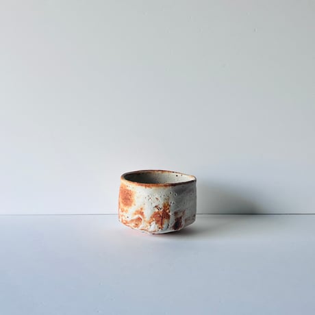 T-74 辻村史朗　志野茶碗　共箱有　Shiro Tsujimura Shino tea bowl
