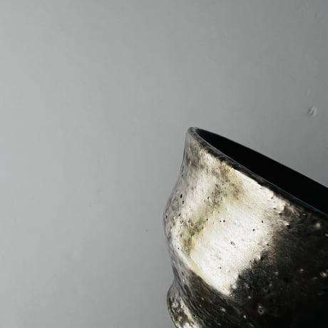 TNー43 谷井直人　銀彩まだら杯　Naoto Tanii: Silver glazed mottled cup