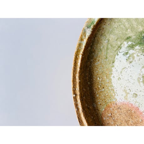 Tー113 辻村史朗　信楽どら鉢　Shiro Tsujimura Shigaraki Dora Bowl