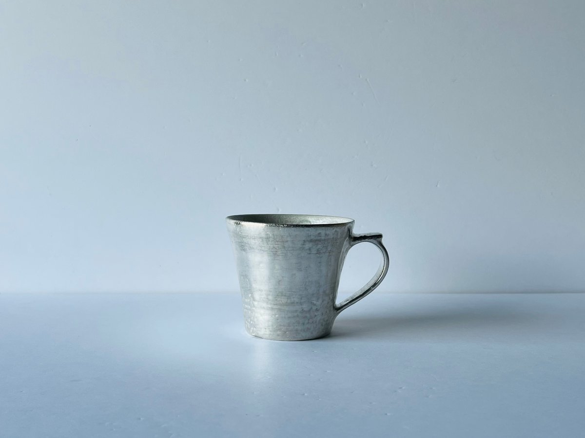 谷井直人 TNー60 谷井直人 銀彩ビードロマグカップ Naoto Tanii – Silver-Gla