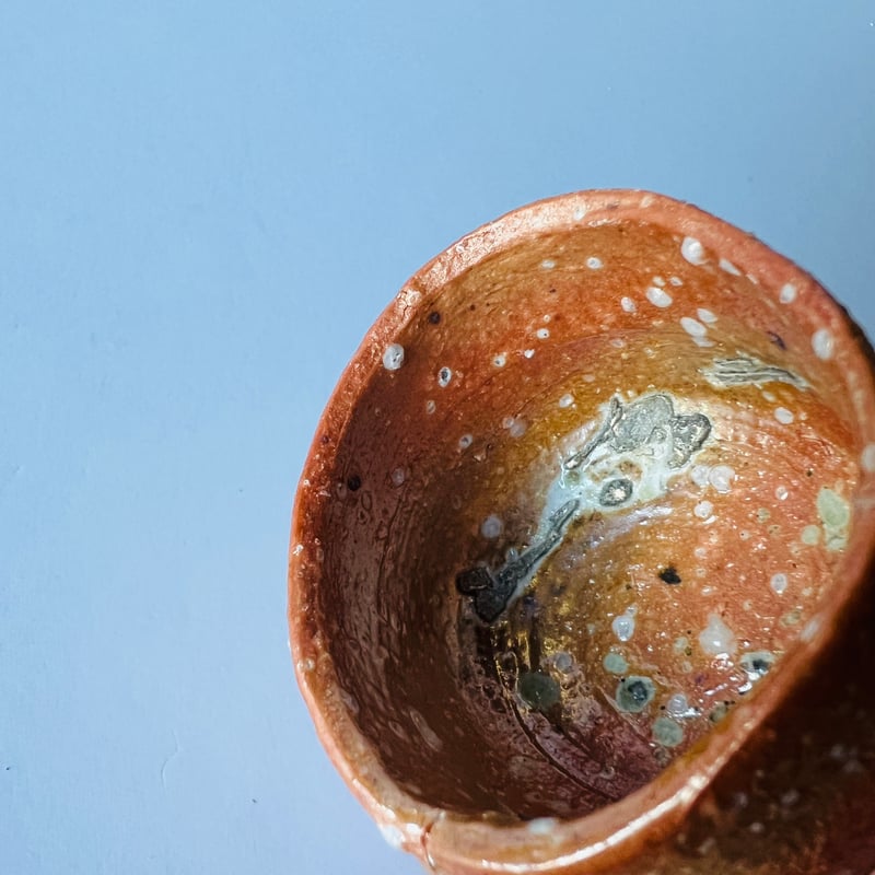 Tー96 辻村史朗 信楽ぐい呑 Shiro Tsujimura Shigaraki sake